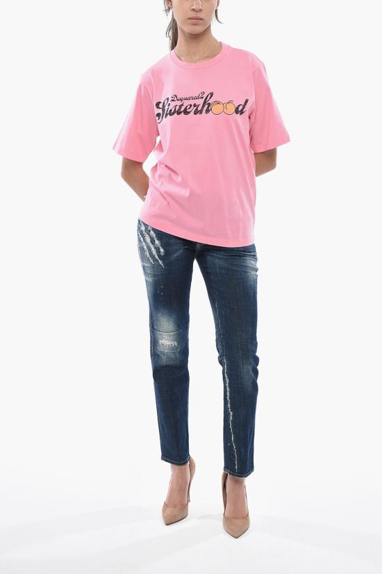  디스퀘어드2 반팔 티셔츠 S72GD0540D20035243 Pink - DSQUARED2