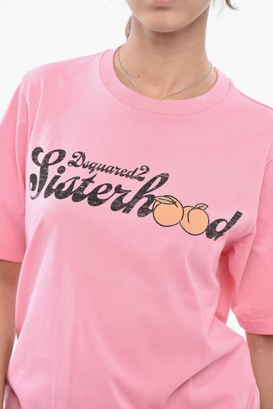  디스퀘어드2 반팔 티셔츠 S72GD0540D20035243 Pink - DSQUARED2