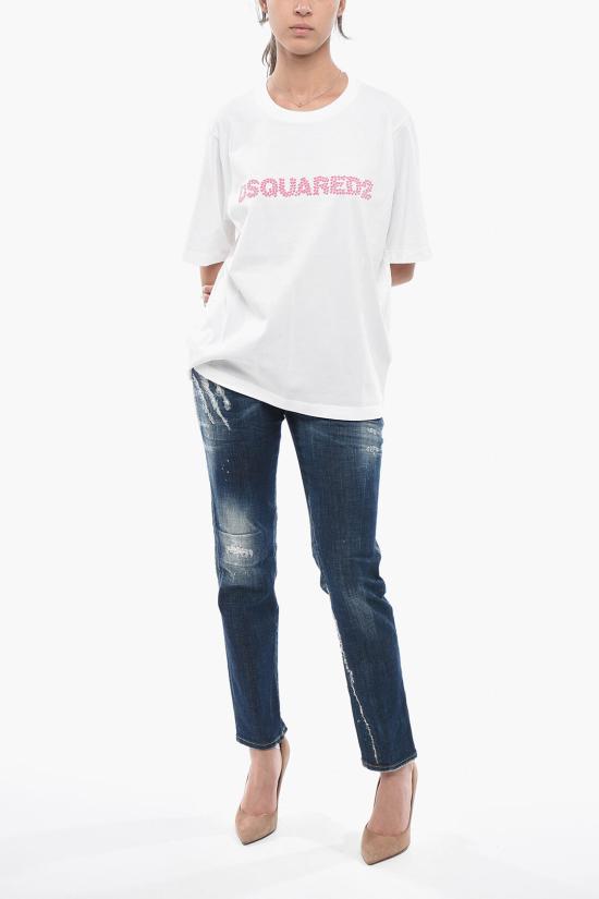  디스퀘어드2 반팔 티셔츠 S72GD0551S24662100 White - DSQUARED2