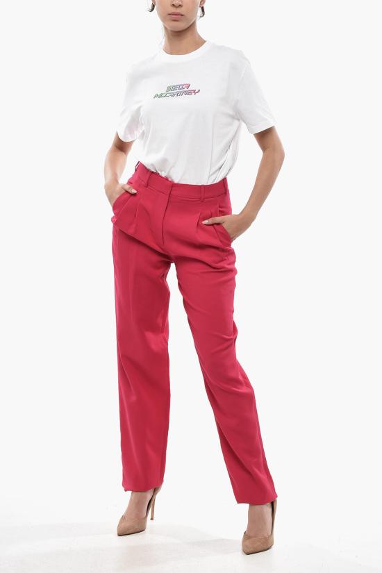  스텔라 맥카트니 스트레이트 팬츠 603697SSA055595 Pink - STELLA MCCARTNEY