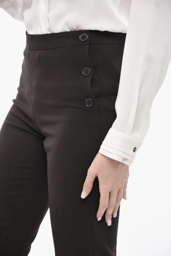  쿠레쥬 스트레이트 팬츠 424CPA272WO0113 1983 Brown - COURREGES