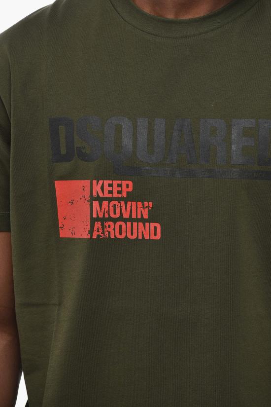  디스퀘어드2 반팔 티셔츠 S71GD1462S24662695 Military Green - DSQUARED2