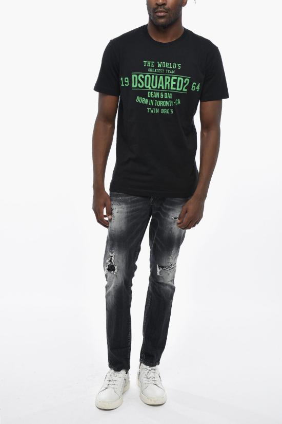  디스퀘어드2 반팔 티셔츠 S71GD1459D20014900 Black - DSQUARED2