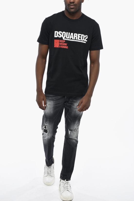  디스퀘어드2 반팔 티셔츠 S71GD1462S24662900 Black - DSQUARED2