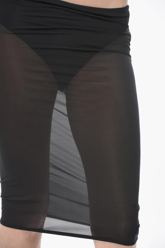  쿠레쥬 미디 스커트 523JJU105JS0088 9999 Black - COURREGES
