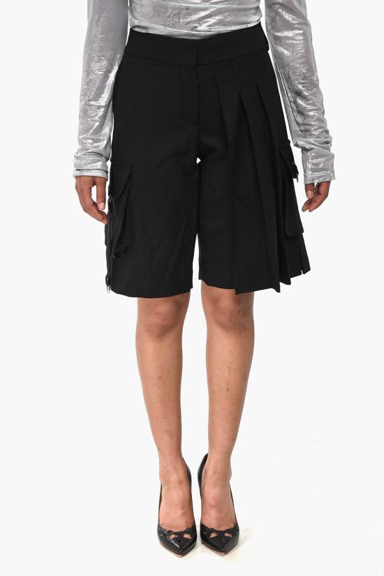  오프화이트 숏팬츠 OWCS002F23FAB0011000 Black