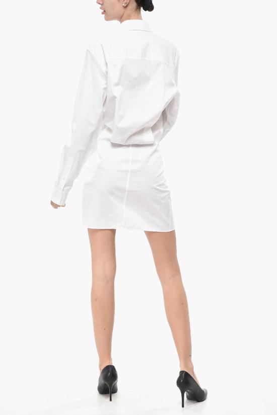 오프화이트 숏 원피스 OWDG005F23FAB0040101 White - OFF WHITE