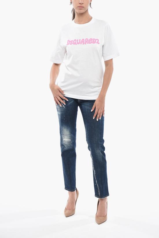  디스퀘어드2 반팔 티셔츠 S72GD0469S23009100 White - DSQUARED2