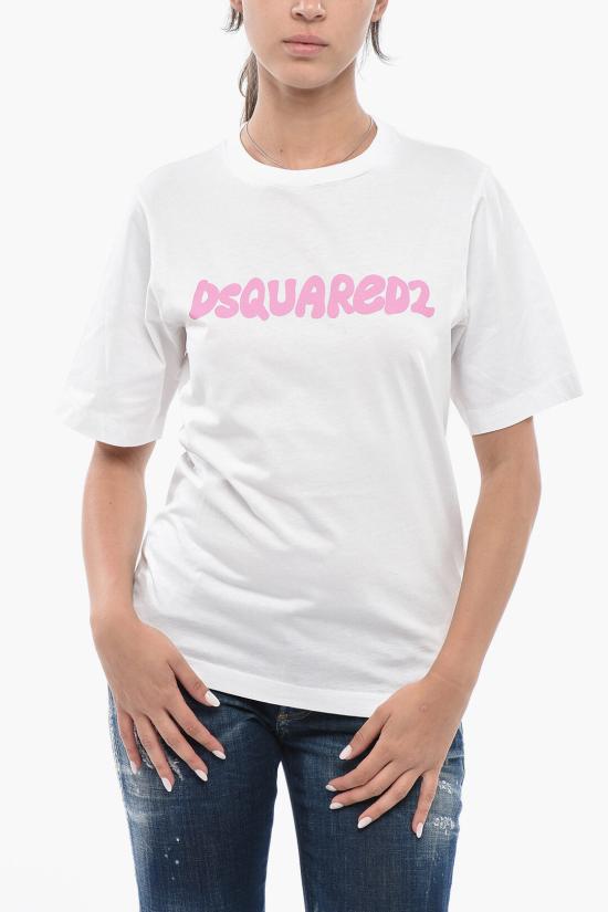  디스퀘어드2 반팔 티셔츠 S72GD0469S23009100 White