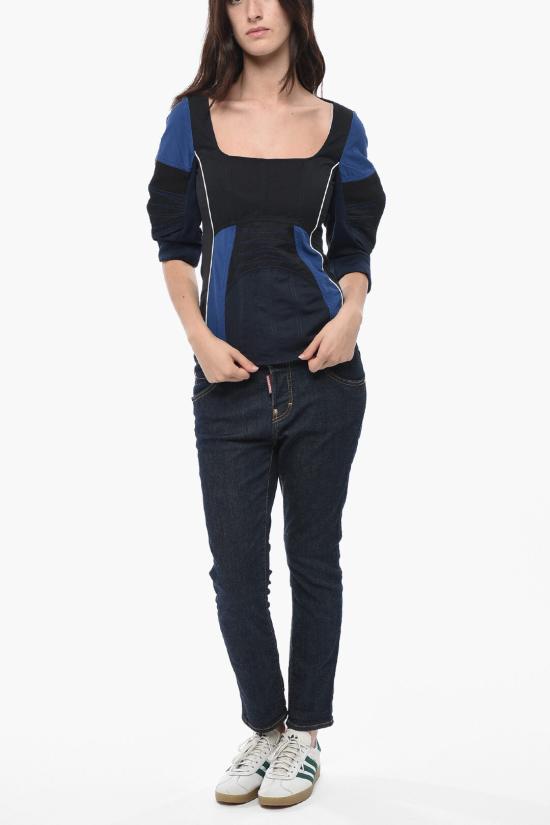  스텔라 맥카트니 반팔 티셔츠 603499SIA031000 Blu Nero - STELLA MCCARTNEY