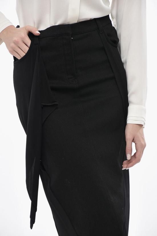  쿠레쥬 미디 스커트 424DJU205DE0020 9999 Black - COURREGES