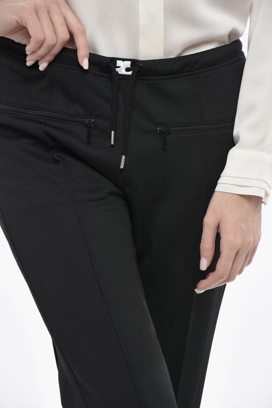  쿠레쥬 스트레이트 팬츠 423JPA177JS0091 9999 Black - COURREGES