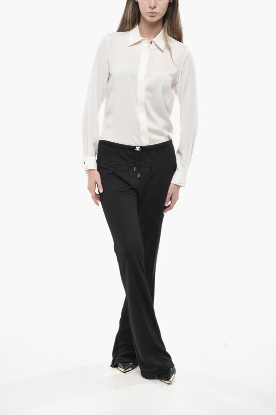  쿠레쥬 스트레이트 팬츠 423JPA177JS0091 9999 Black - COURREGES