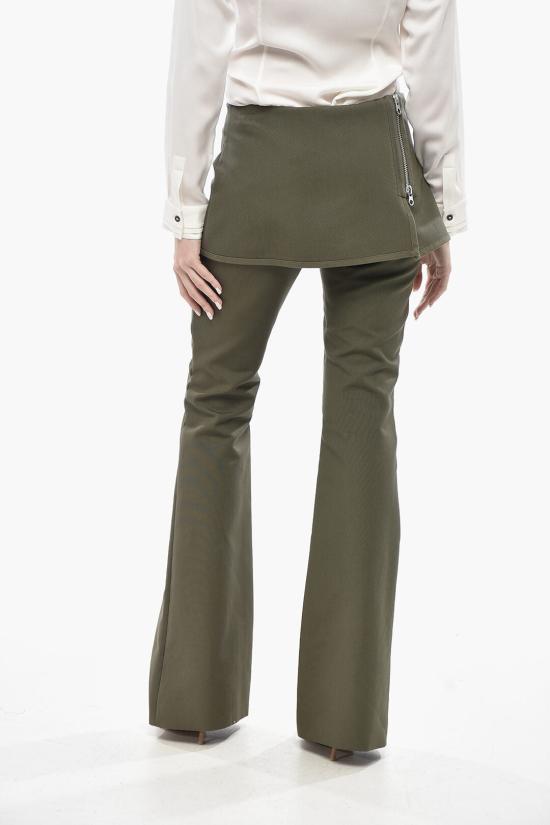  쿠레쥬 스트레이트 팬츠 224CPA222CO0117 8083 Military Green - COURREGES