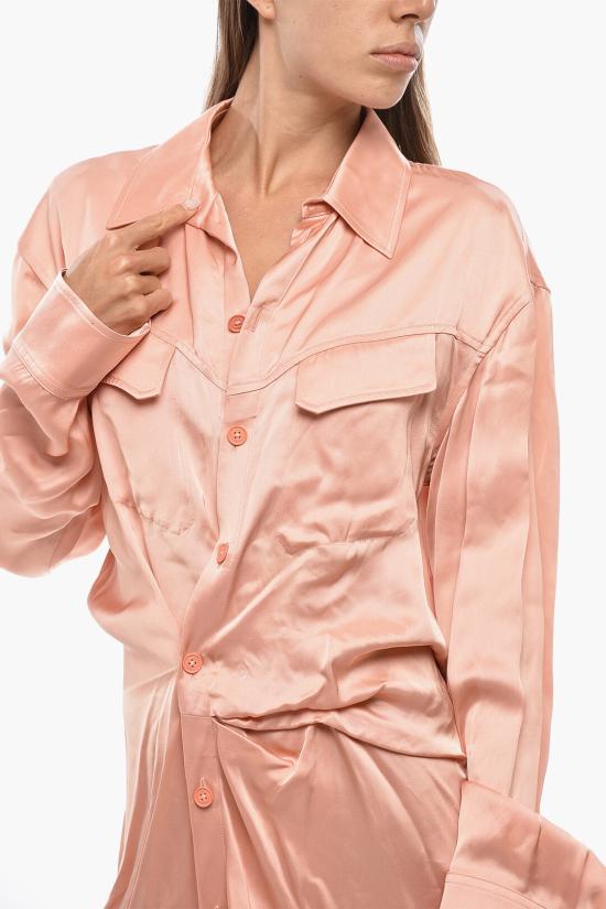  오프화이트 숏 원피스 OWDG001S23FAB0013300 Pink - OFF WHITE