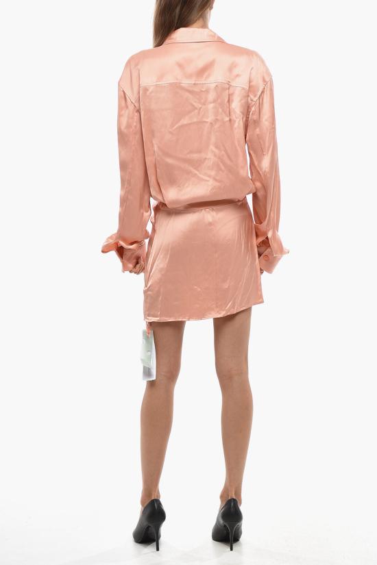  오프화이트 숏 원피스 OWDG001S23FAB0013300 Pink - OFF WHITE