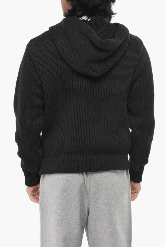  오프화이트 후드 티셔츠 OMHU021F23KNI0011000 Black - OFF WHITE