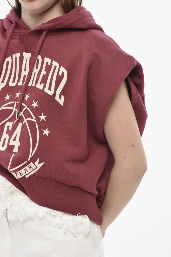  디스퀘어드2 후드 티셔츠 S75GU0495 S25539 255 Red - DSQUARED2