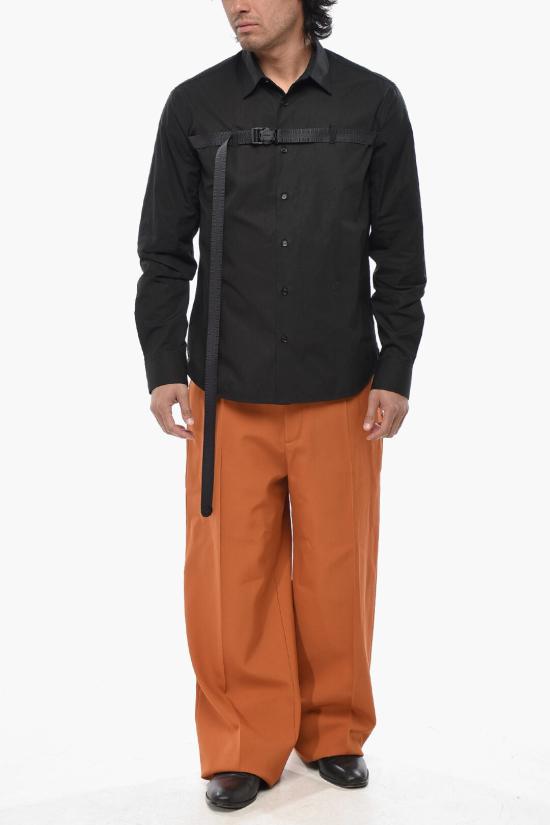  오프화이트 긴팔 셔츠 OMGE034F23FAB0021010 Black - OFF WHITE