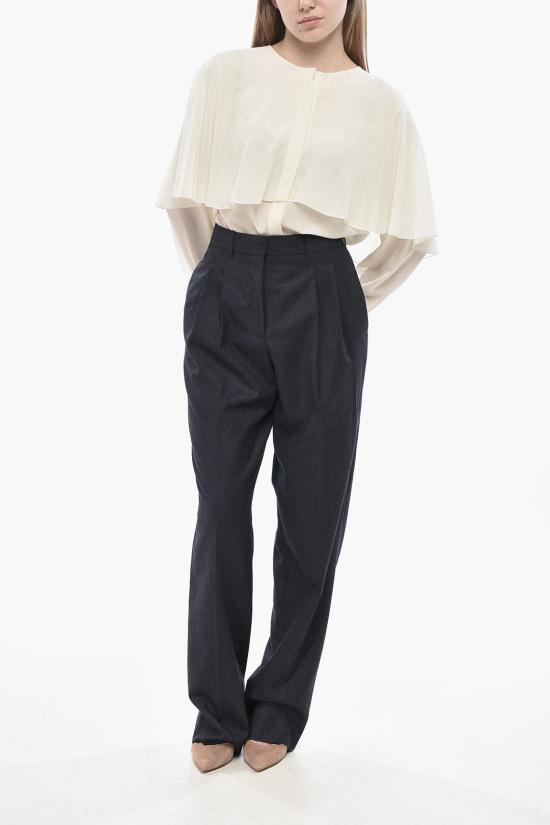  스텔라 맥카트니 스트레이트 팬츠 6402183CU703 4000 Blue - STELLA MCCARTNEY