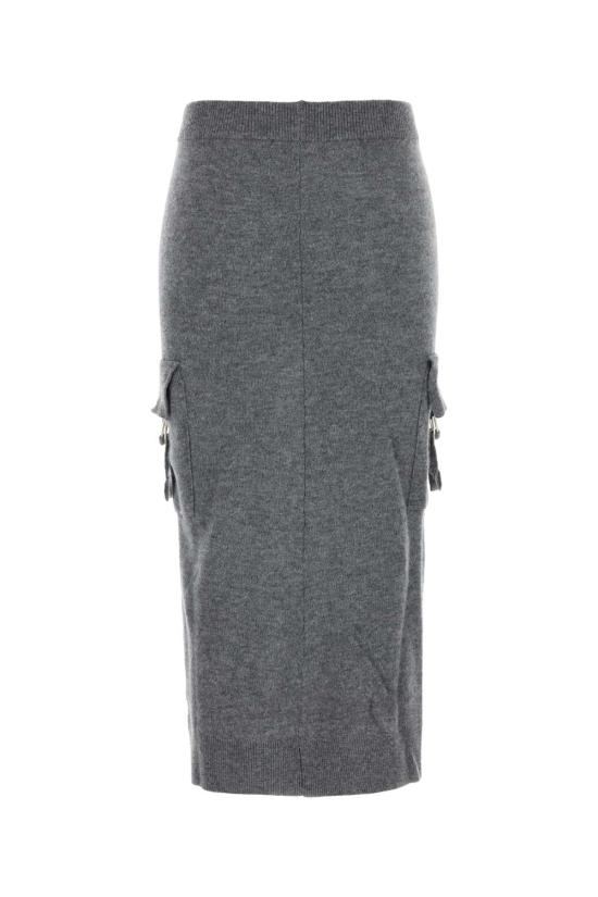 25FW 블루마린 스커트 2G272A N0979 Grey - BLUMARINE