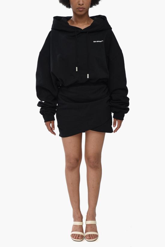  오프화이트 숏 원피스 OWDB423C99JER0011001 Black