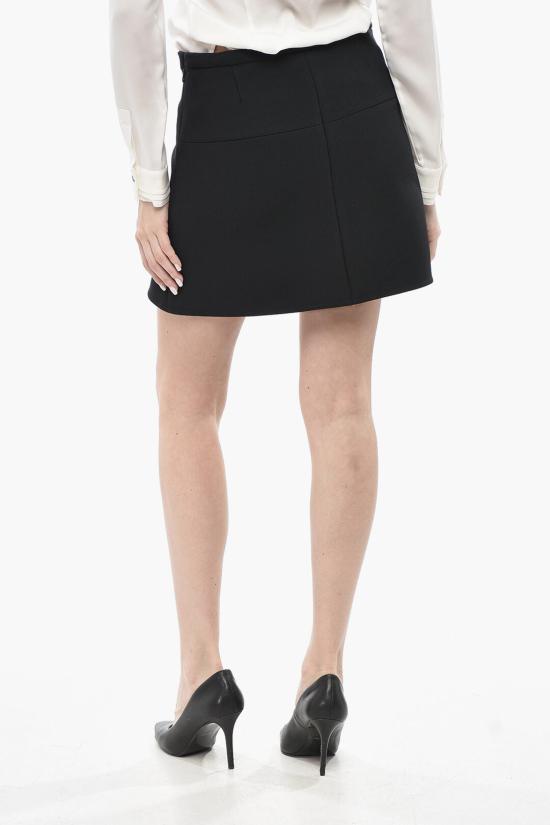  쿠레쥬 숏 스커트 224CJU171VI0040 9999 Black - COURREGES
