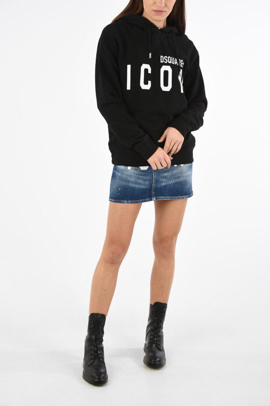  디스퀘어드2 후드 티셔츠 S80GU0002 S25042 968 Black - DSQUARED2