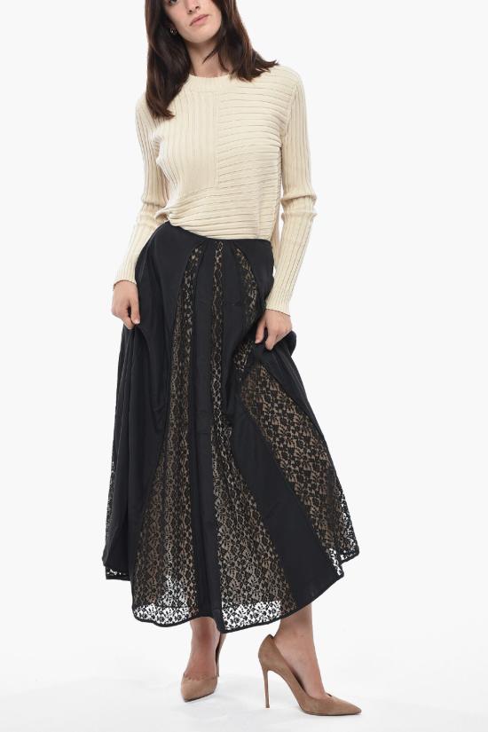  스텔라 맥카트니 롱 스커트 600813SIA071000 Black - STELLA MCCARTNEY