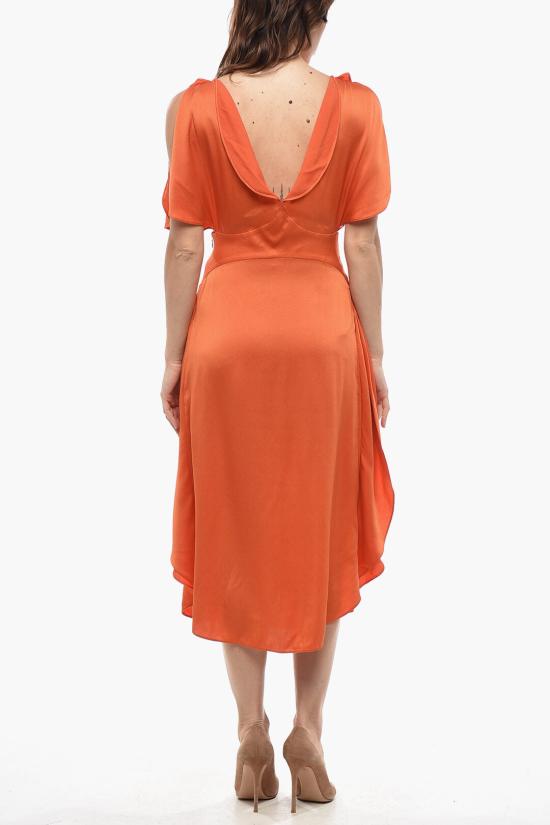  스텔라 맥카트니 미디 원피스 600851SOA826561 Orange - STELLA MCCARTNEY