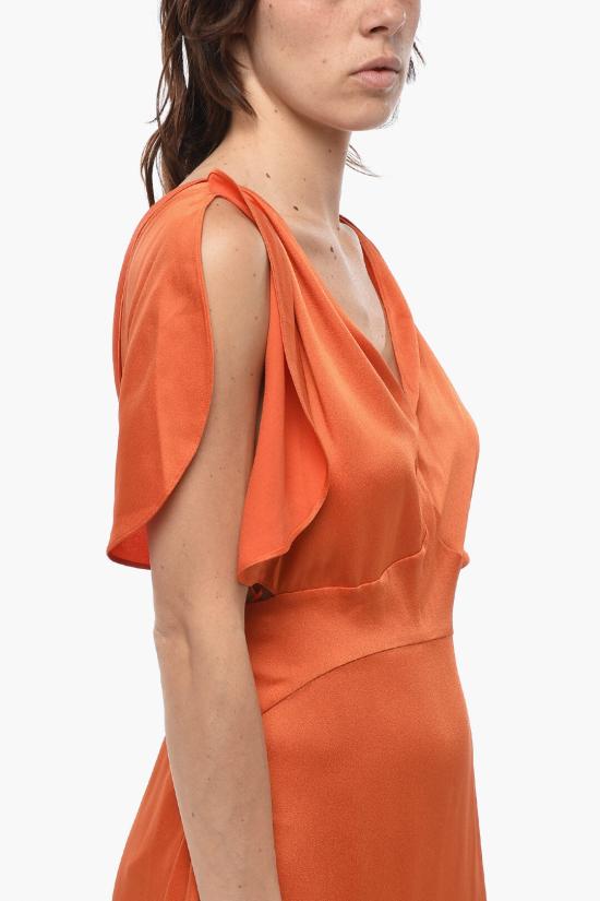  스텔라 맥카트니 미디 원피스 600851SOA826561 Orange - STELLA MCCARTNEY