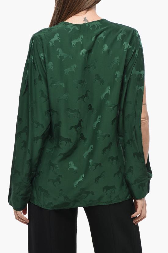  스텔라 맥카트니 블라우스 590420SNA573001 Green - STELLA MCCARTNEY