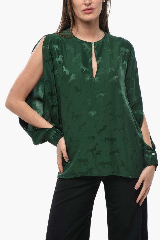  스텔라 맥카트니 블라우스 590420SNA573001 Green