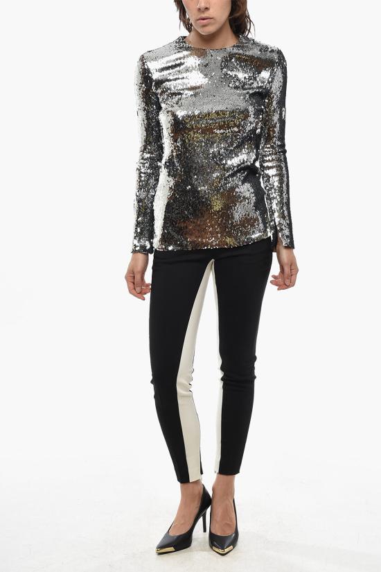  스텔라 맥카트니 긴팔 티셔츠 582282SNA298101 Silver - STELLA MCCARTNEY