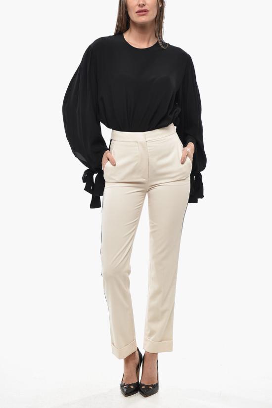  스텔라 맥카트니 스트레이트 팬츠 586546SNB779200 White - STELLA MCCARTNEY
