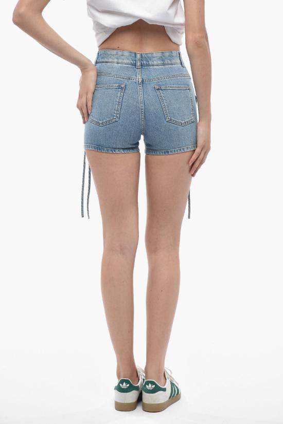  스텔라 맥카트니 데님 숏팬츠 511237SLH504130 Light blue - STELLA MCCARTNEY