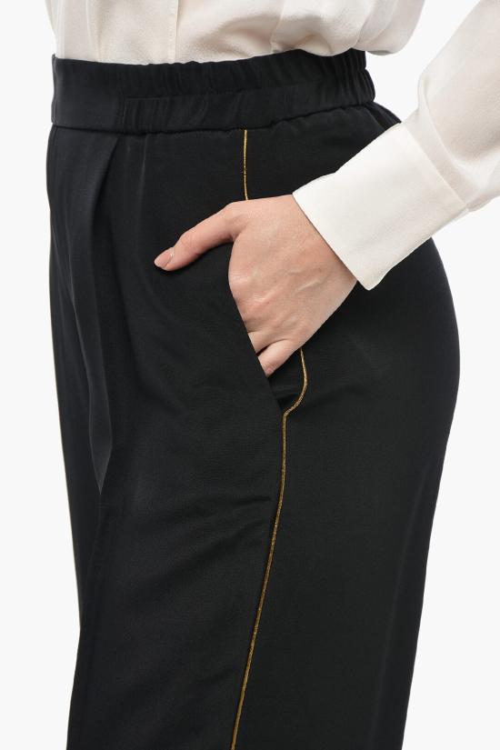  스텔라 맥카트니 스트레이트 팬츠 529625SLA031000 Black - STELLA MCCARTNEY