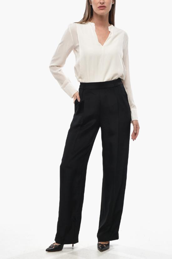  스텔라 맥카트니 스트레이트 팬츠 529625SLA031000 Black - STELLA MCCARTNEY
