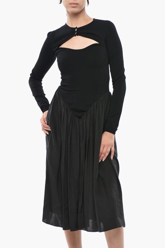  스텔라 맥카트니 미디 스커트 6K02693S23571000 Black - STELLA MCCARTNEY