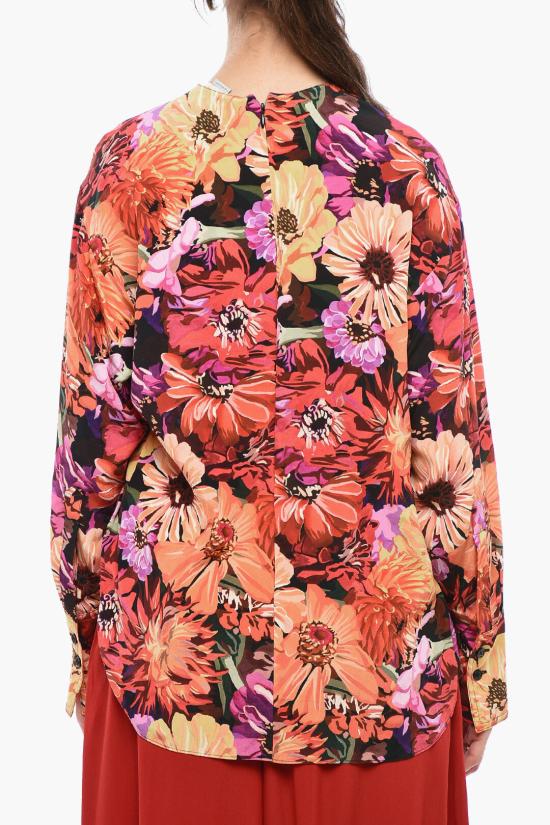  스텔라 맥카트니 긴팔 티셔츠 6T00193AS2016563 Rosso Multicolor - STELLA MCCARTNEY