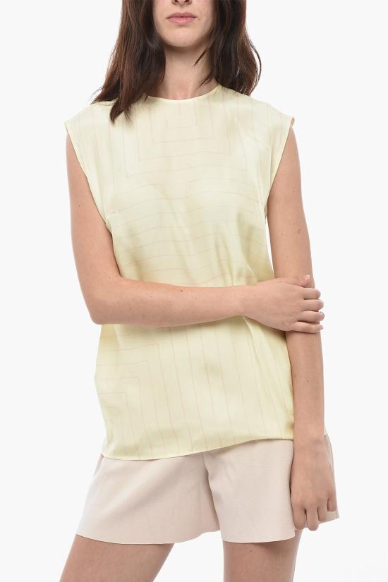  스텔라 맥카트니 민소매 티셔츠 6T00173AS3547320 Beige