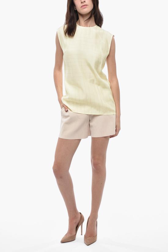  스텔라 맥카트니 민소매 티셔츠 6T00173AS3547320 Beige - STELLA MCCARTNEY
