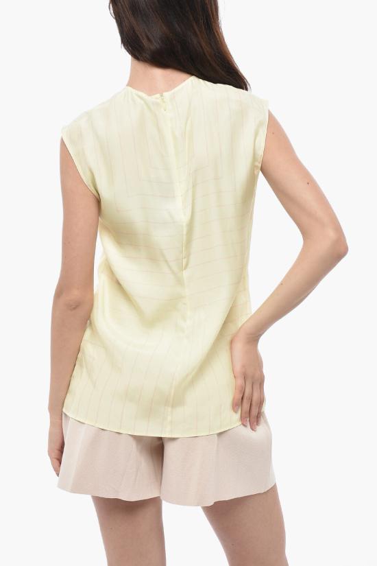  스텔라 맥카트니 민소매 티셔츠 6T00173AS3547320 Beige - STELLA MCCARTNEY