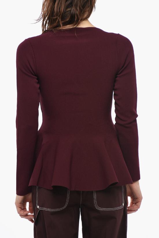  스텔라 맥카트니 긴팔 티셔츠 6K0232S20766310 Burgundy - STELLA MCCARTNEY