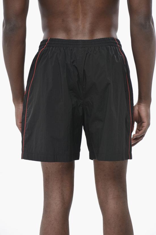  발렌시아가 로고 자수 쇼츠 814568TRO321000 Black - BALENCIAGA