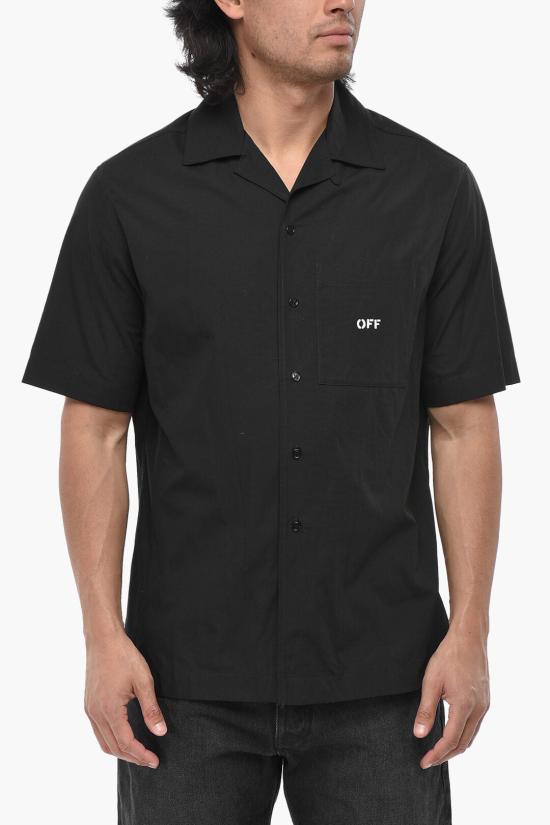  오프화이트 긴팔 셔츠 OMGA196G20FAB0041001 Black