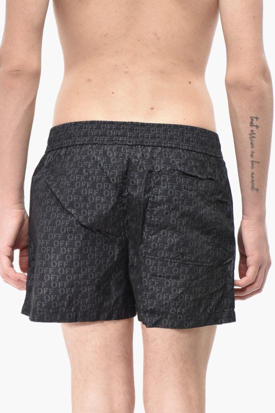  오프화이트 스윔팬츠 OMFD011F23FAB0021000 Black - OFF WHITE