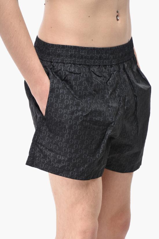  오프화이트 스윔팬츠 OMFD011F23FAB0021000 Black - OFF WHITE