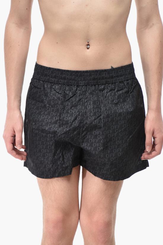  오프화이트 스윔팬츠 OMFD011F23FAB0021000 Black