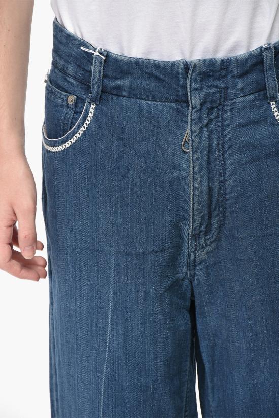  오프화이트 데님 팬츠 OMYA094F20DEN0014500 Blue - OFF WHITE